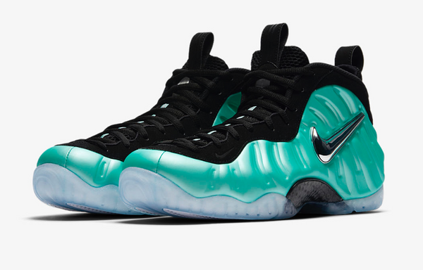 Air Foamposite Pro Island Green Basketball Shoes