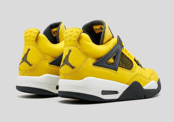 Jordan 4 Lightning Yellow Basketball Shoes