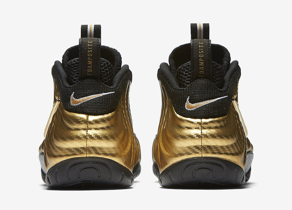 Air Foamposite Pro Metallic Gold Basketball Shoes