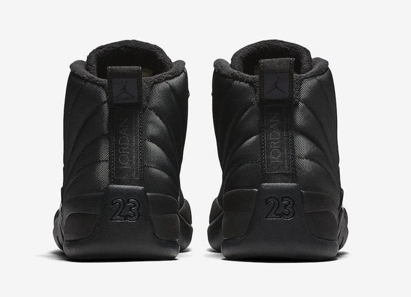 Jordan 12 Winterized Black Basketball Shoes