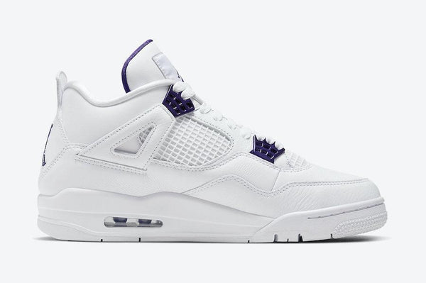 Jordan 4 Purple Metallic 'Court Purple' Basketball Shoes