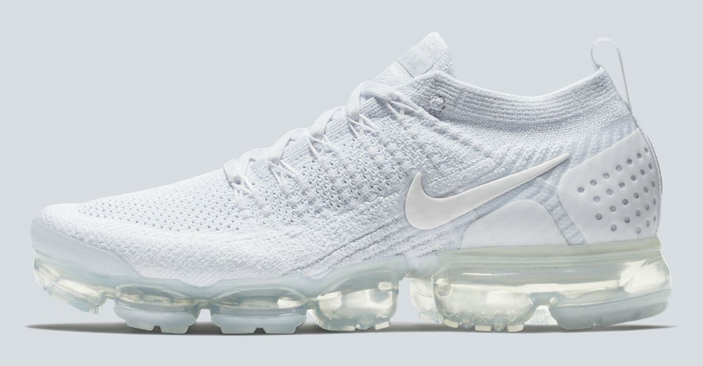 Air VaporMax Flyknit 2 Triple White Shoes