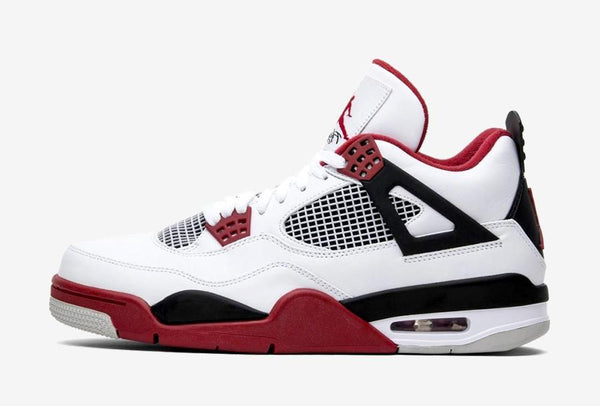 Jordan 4 Fire Red Basketball Shoes