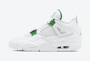 Jordan 4 Green Metallic Basketball Shoes