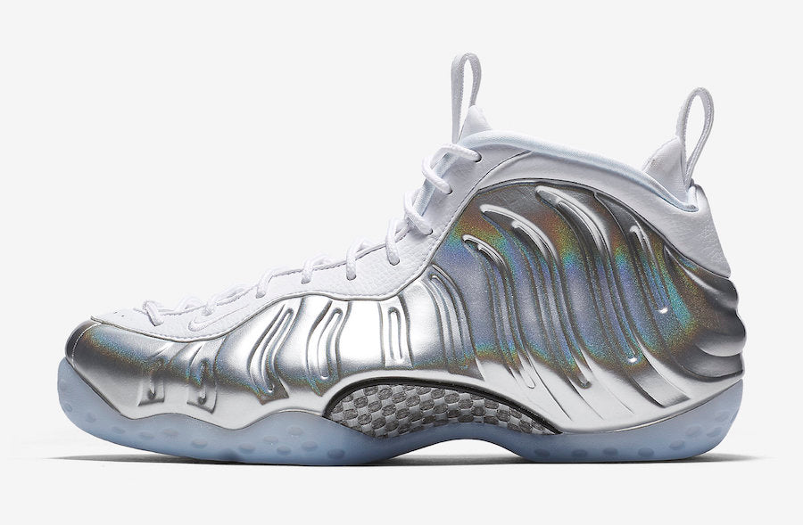 Air Foamposite One Chrome Basketball Shoes