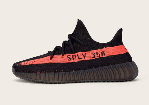 Yeezy Boost 350 Black Red Shoes