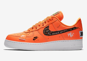 Air Force 1 Just Do It Orange Shoes