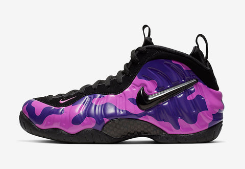 Air Foamposite Pro Purple Camo Basketball Shoes