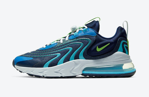 Air Max 270 React ENG Blue Green Shoes