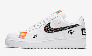 Air Force 1 Just Do It White Shoes