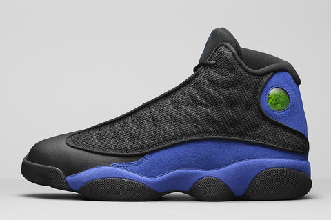 Jordan 13 Black Hyper Royal Basketball Shoes