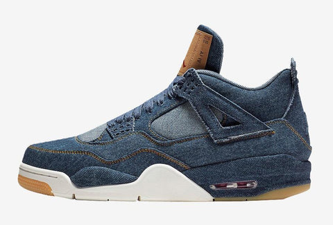 Jordan 4 Blue Denim Basketball Shoes