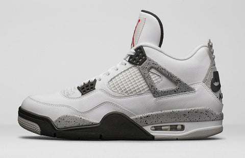 Jordan 4 OG '89 Retro - White Cement' Basketball Shoes