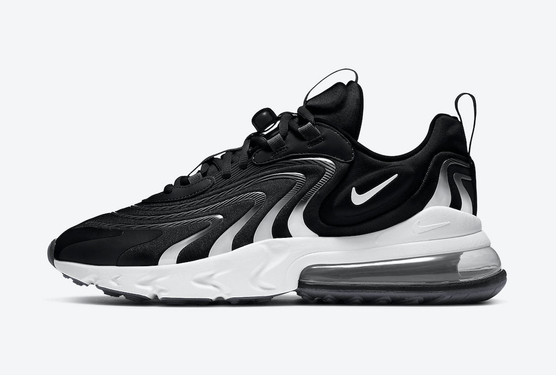 Air Max 270 React ENG Black Dark Smoke Grey Shoes