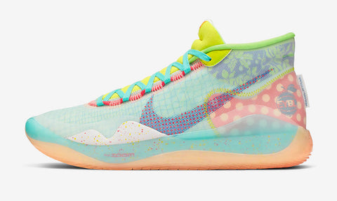 Kevin Durant Zoom KD 12 EYBL Peach Jam Shoes