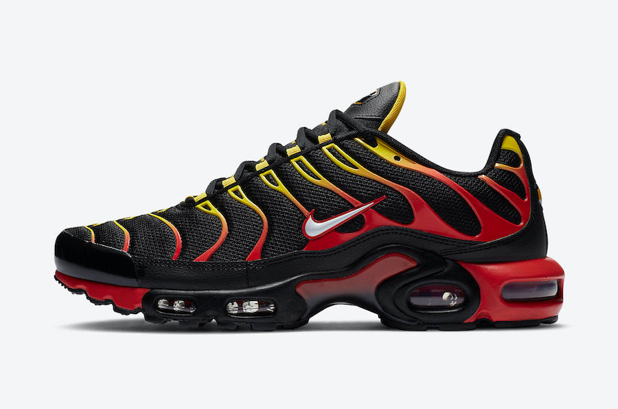 Air Max Plus Gradient Black Red Yellow Shoes