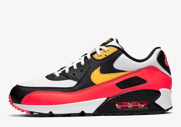 Air Max 90 Black Orange Yellow Shoes