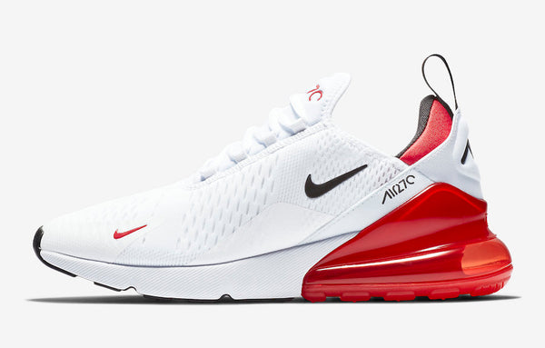 Air Max 270 White University Red Shoes