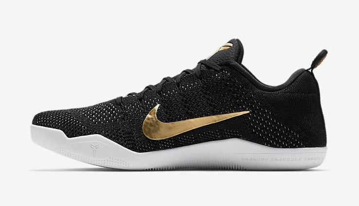 Kobe XI Elite Low GCR Black Gold Shoes