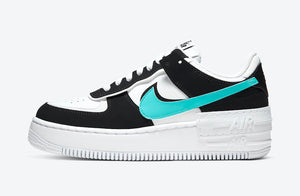 Air Force 1 Shadow Black Teal Shoes