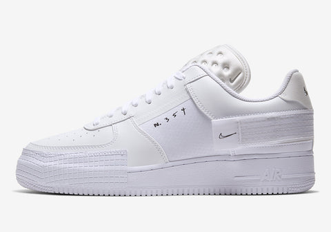 Air Force 1 Type Gets The All-White Shoes