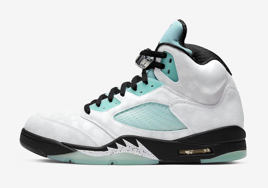 Jordan 5 Island Green Basketball Shoes