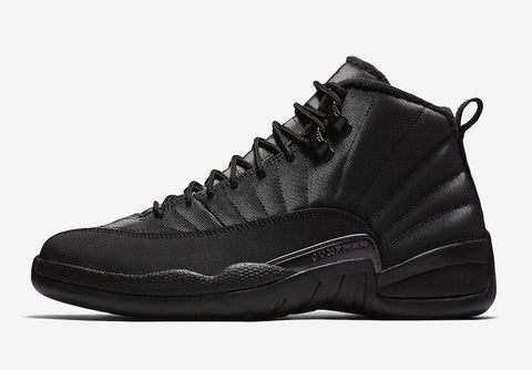 Jordan 12 Winterized Black Basketball Shoes