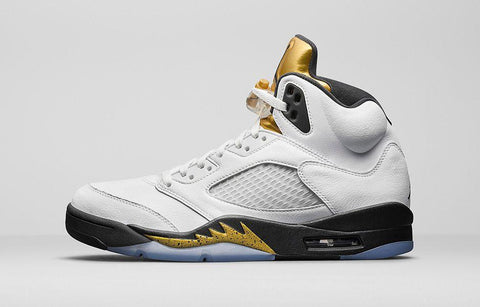 Jordan 5 Olympic Gold Medal Basketball Shoes