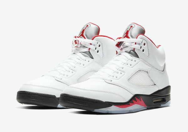 Jordan 5 Fire Red Basketball Shoes