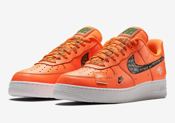 Air Force 1 Just Do It Orange Shoes