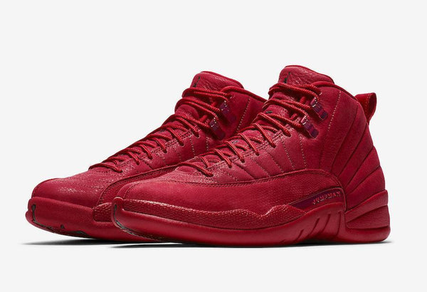 Jordan 12 Bulls Gym Red Basketball Shoes