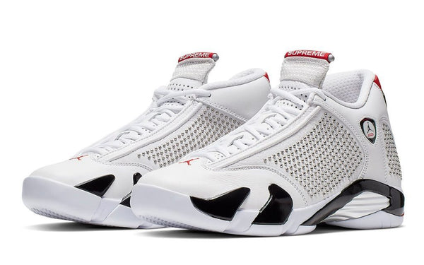 SUP x Jordan 14 White Basketball Shoes