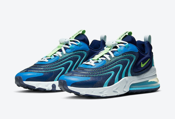 Air Max 270 React ENG Blue Green Shoes