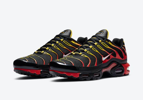 Air Max Plus Gradient Black Red Yellow Shoes