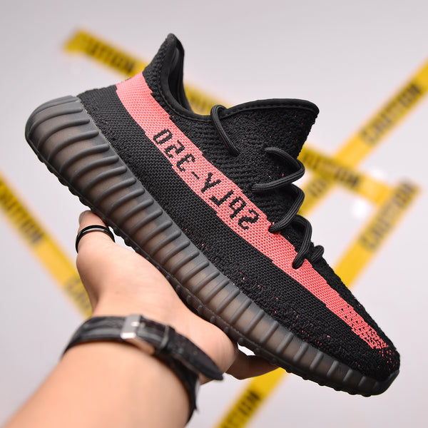 Yeezy Boost 350 Black Red Shoes