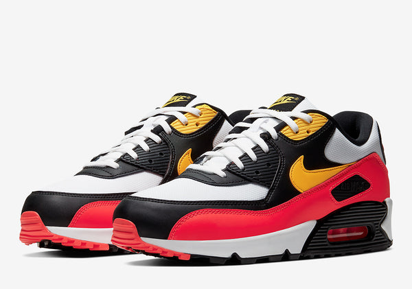 Air Max 90 Black Orange Yellow Shoes