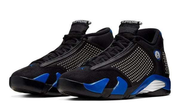 SUP x Jordan 14 Black Basketball Shoes