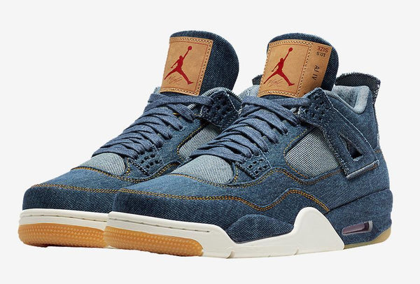 Jordan 4 Blue Denim Basketball Shoes