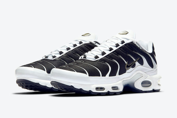 Air Max Plus White Black Metallic Pewter Shoes