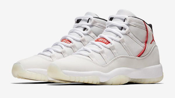 Jordan 11 Platinum Tint Basketball Shoes