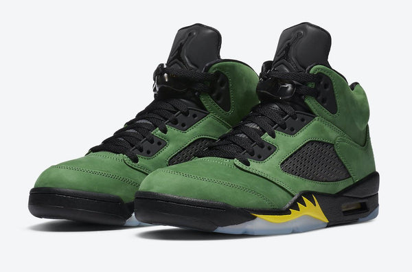 Jordan 5 Oregon Ducks Elevate Basketball Shoes