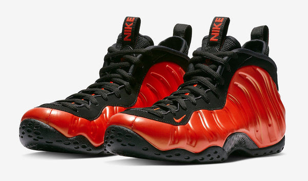 Air Foamposite One Habanero Red Basketball Shoes