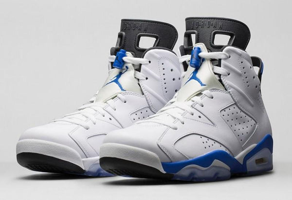 Jordan 6 Sport Blue Basketball Shoes