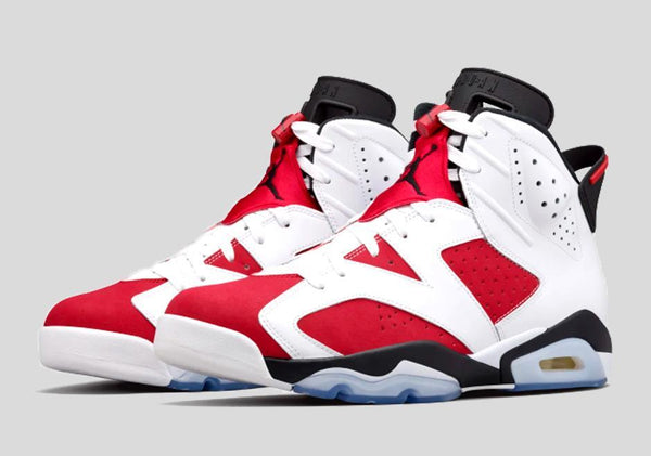 Jordan 6 Retro Carmine Basketball Shoes