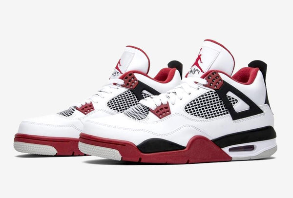 Jordan 4 Fire Red Basketball Shoes