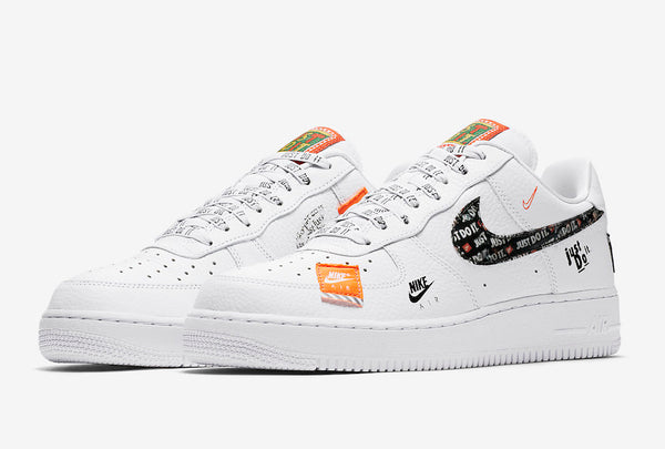 Air Force 1 Just Do It White Shoes