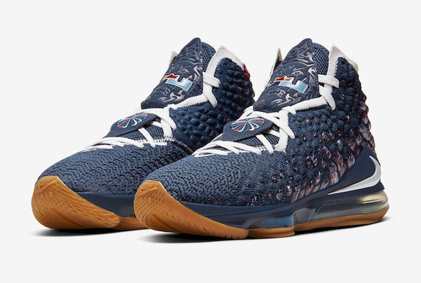 LeBron 17 College Navy Basketball Shoes