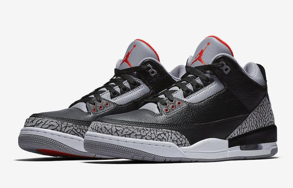 Jordan 3 Retro OG Black Cement Basketball Shoes