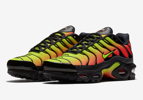 Air Max Plus Black Volt Solar Red Shoes