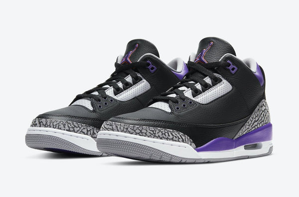 Jordan 3 Court Purple Basketball Shoes